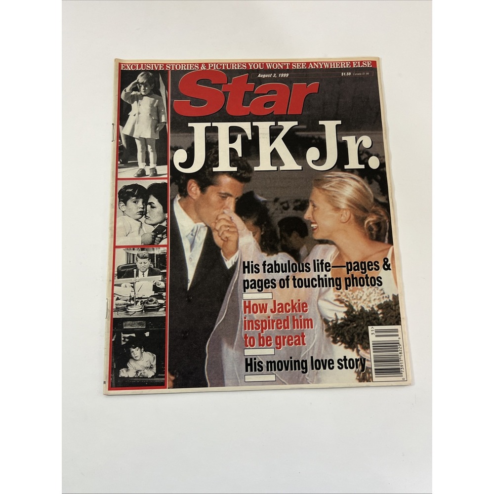 National Enquirer /STAR August 3,‎ 1999 John F Kennedy Jr Memorial  Lot 3 NEW - Picture 2 of 8